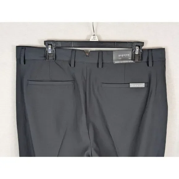 Dunning Golf Stretch Performance Player Fit Woven Pants Black Men's Size 35/30